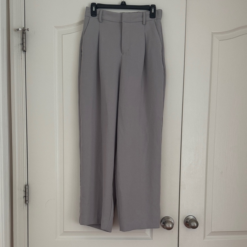 Women’s Gray Wide-Leg Trousers size 4